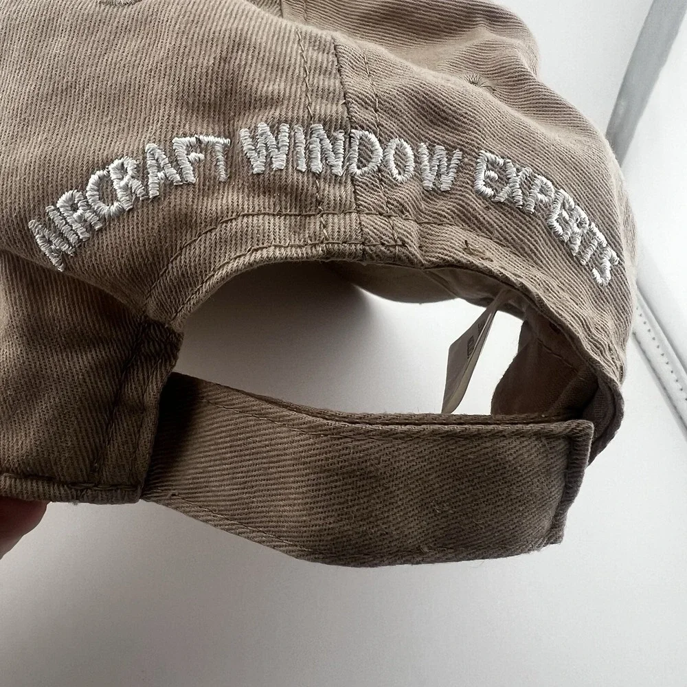 Triumph Motorcycles Aircraft Window Experts Tan Adjustable Strapback Hat